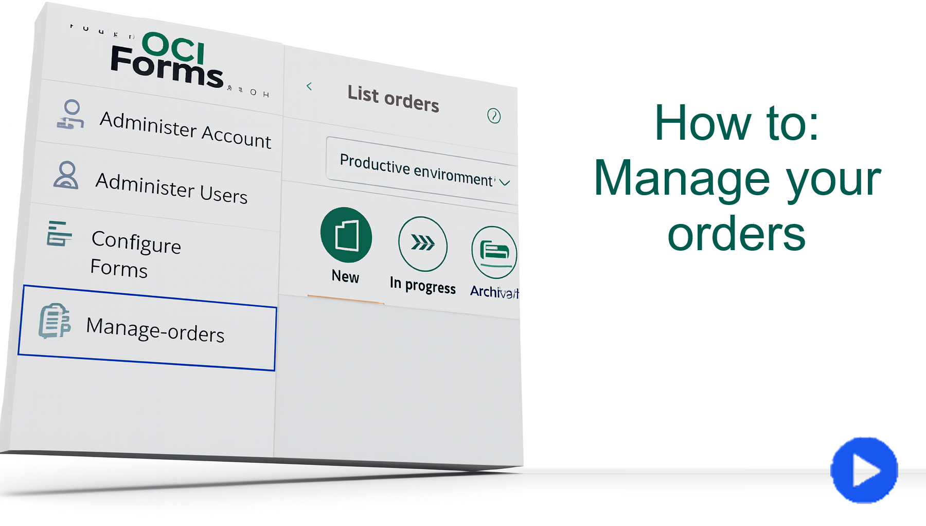 How to - handle orders